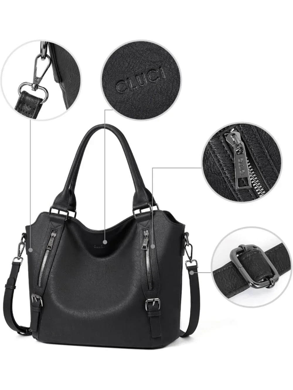 Stylish Large Hobo Bag for Women | Multiple Pockets, Chic Handbag, Everyday Use